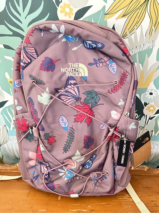 The North Face | Bags | The North Face Jester Backpack Lavender Butterfly  Leaf Print Nwt 27l | Poshmark